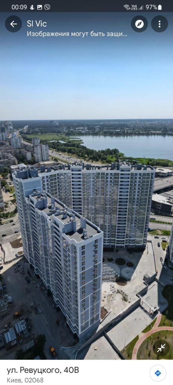 Квартира З Краєвидом На Озеро 키예프 외부 사진